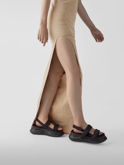 Rick Owens Maxikleid mit Applikation Beige 3