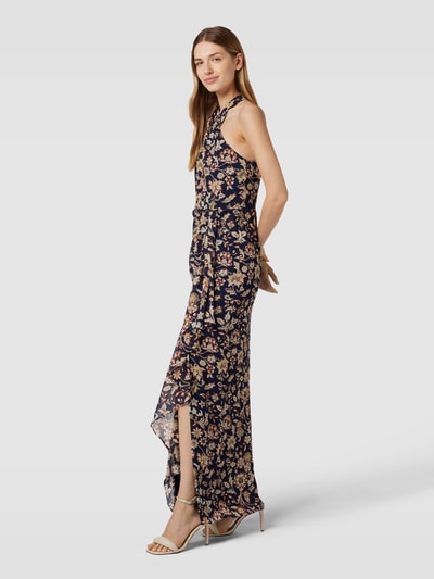 Lauren Dresses Maxi-jurk met ritssluiting aan de achterkant en all-over print Donkerblauw - 1