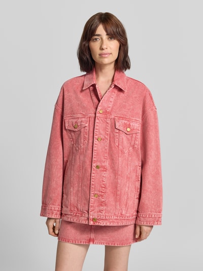MICHAEL Michael Kors Oversized jeansjack met borstzakken Roze - 4