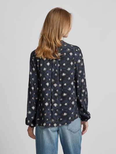 Jake*s Casual Regular fit blouse met maokraag Zwart - 5