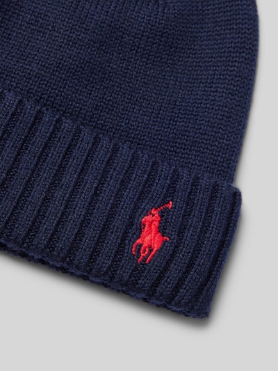 Polo Ralph Lauren Teens Beanie aus Wolle mit Logo-Stitching Marine 2