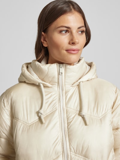 FREE/QUENT Steppjacke mit Kapuze Modell 'Shorty' Offwhite 3