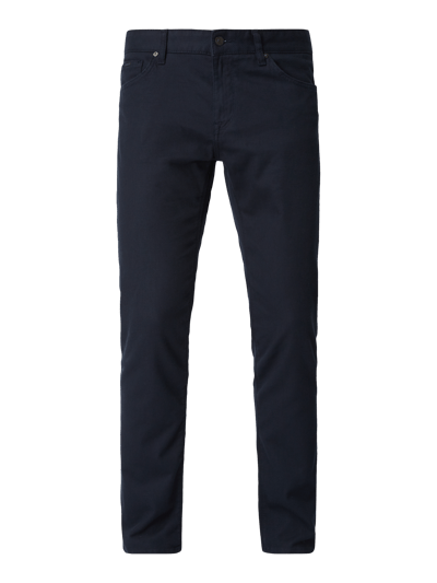 BOSS Regular Fit 5-Pocket-Hose mit Webstruktur Blau 2