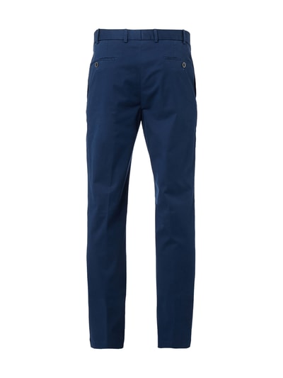 Hiltl Contemporary Fit Chino mit Webmuster  Royal 4