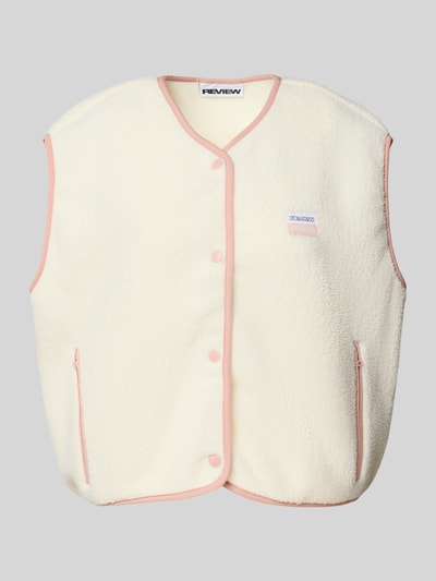 Review Gilet met drukknoopsluiting Offwhite - 2