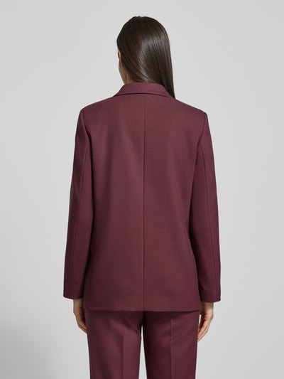 Jake*s Collection Blazer met reverskraag Aubergine - 5