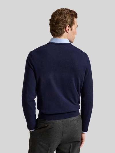 Polo Ralph Lauren Regular Fit Pullover aus reiner Wolle Marine 5