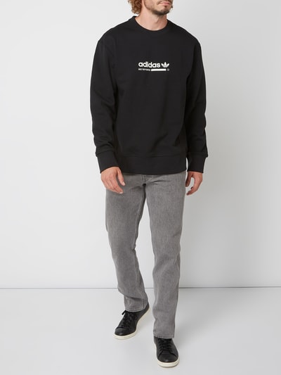 adidas Originals Sweatshirt mit Logo-Print Black 1