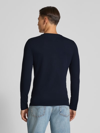 Tommy Hilfiger Slim fit shirt met lange mouwen van katoenmix Marineblauw - 5