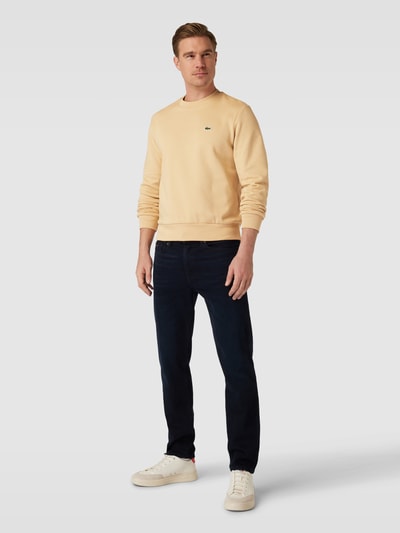 Lacoste Sweatshirt in Melange-Optik Beige 1