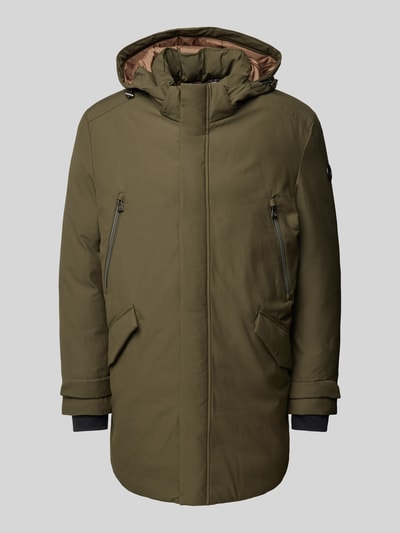 Brax Jacke mit Kapuze Modell 'Vitorio' Oliv 2