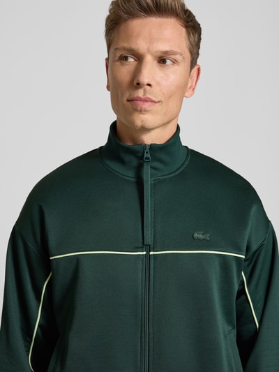 Lacoste Loose fit sweatjack met katoen Donkergroen - 3