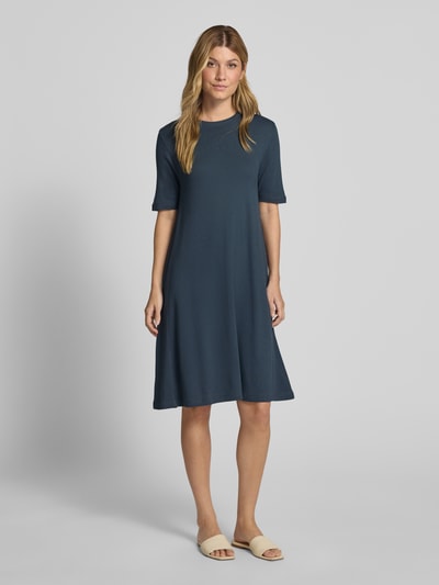 Marc O'Polo Loose fit jerseyjurk van katoenmix Donkerblauw - 1