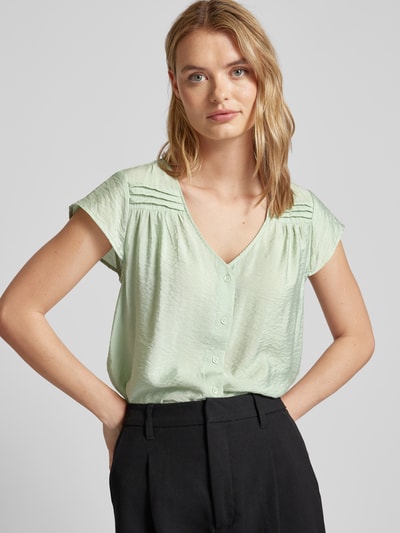 Vero Moda Bluse mit V-Ausschnitt Modell 'JOSIE' Schilf 3