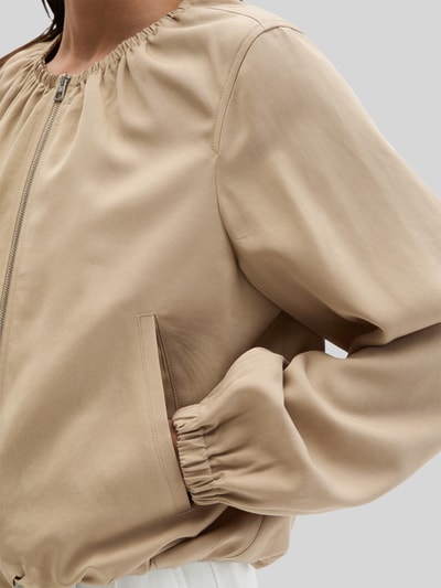 Marc O'Polo Loose Fit Jacke aus Lyocell-Leinen-Mix Sand 3