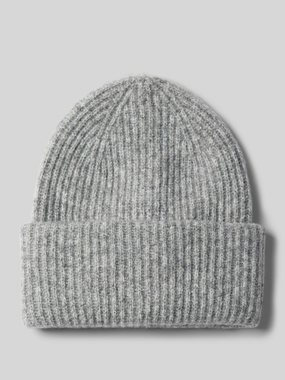 Pieces Beanie mit Woll-Anteil Modell 'MOELLA' Hellgrau 1