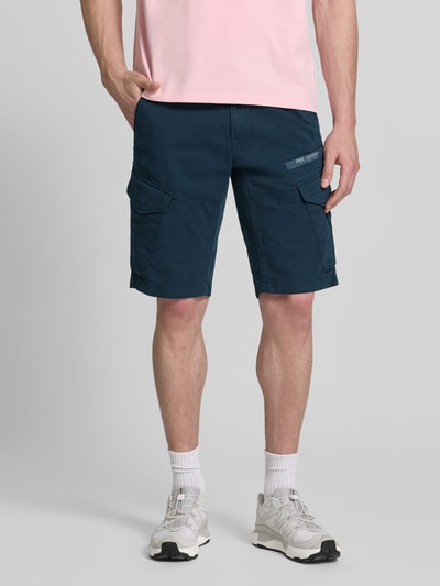 PME Legend Tapered Fit Cargo Bermudas mit Pattentaschen Modell 'Nordrop' Marine 4