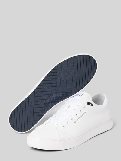 Tommy Hilfiger Low Top Sneaker mit Label Print Weiss 4