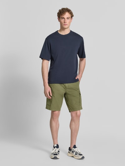 Petrol Regular Fit Bermudas mit Cargo-Taschen Khaki 1