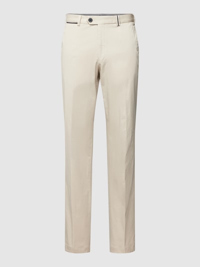 Hiltl Spodnie o kroju slim fit w kant model ‘PEAKER’ Piaskowy 2