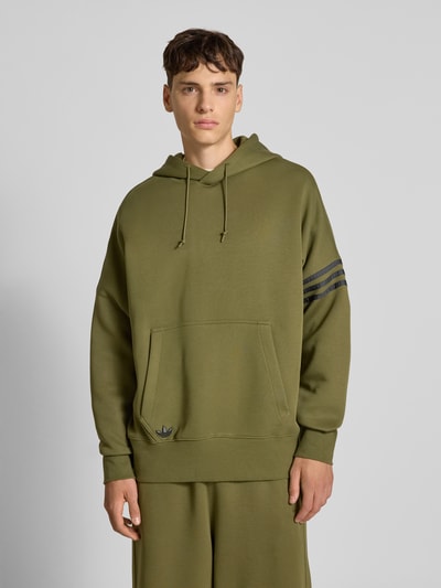 adidas Originals Hoodie met capuchon Olijfgroen - 4