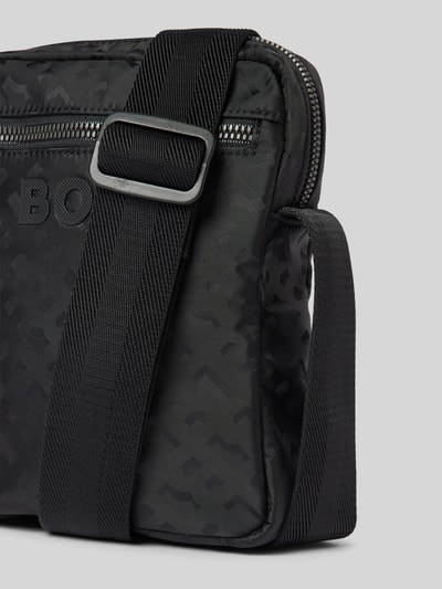 BOSS Umhängetasche mit Label-Print Modell 'Catch 3.0' Black 3