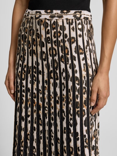 Marc Cain Midirock mit elastischem Bund Camel 3