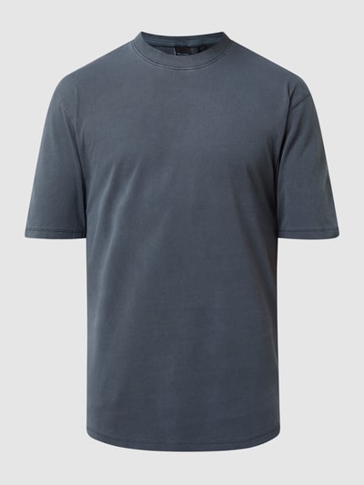 Only & Sons T-shirt van katoen, model 'Ron' Marineblauw - 2