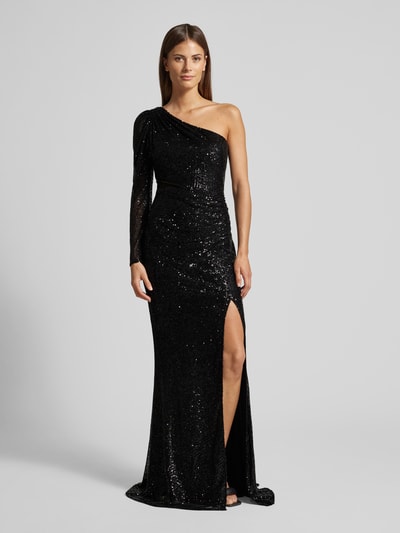 TROYDEN COLLECTION Abendkleid im One-Shoulder-Design Black 4