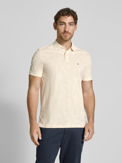Tommy Hilfiger Regular Fit Poloshirt aus reiner Baumwolle Ecru 4
