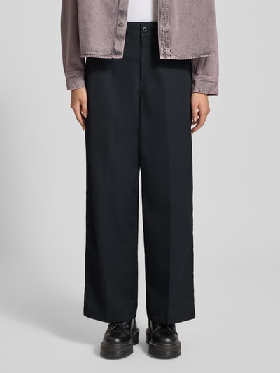 Carhartt Work In Progress Spodnie materiałowe z wpuszczanymi kieszeniami w stylu francuskim Czarny 4