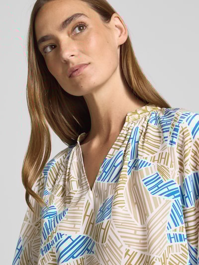 Herzensangelegenheit Loose Fit Blusenshirt aus reiner Seide Khaki 3