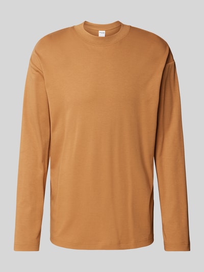 SELECTED HOMME Relaxed Fit Longsleeve mit Stehkragen Modell 'DANI' Cognac 2