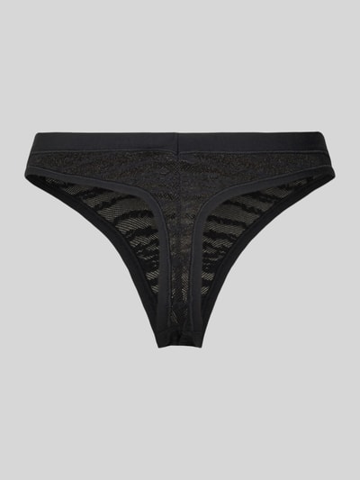 Sloggi String in Mesh-Optik Modell 'Lenzing’s Tencel™' Black 3