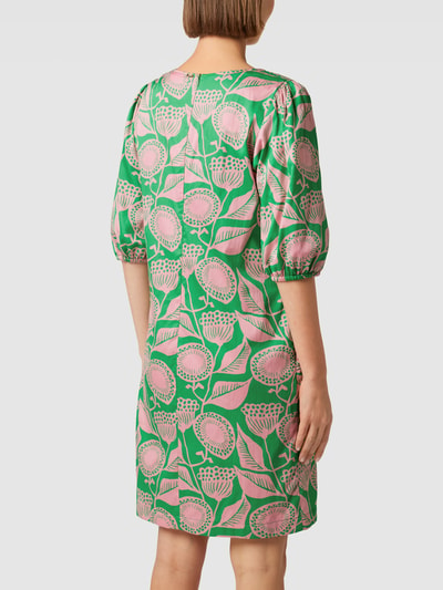 Cinque Sukienka o długości do kolan ze wzorem na całej powierzchni model ‘ISI’ Zielony 5