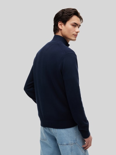 Tommy Jeans Slim Fit Troyer aus reiner Baumwolle Dunkelblau 5