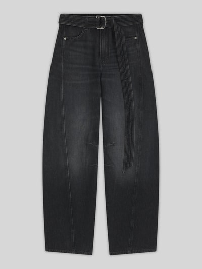 BOSS Orange Wide leg jeans van zuiver katoen Zwart - 2