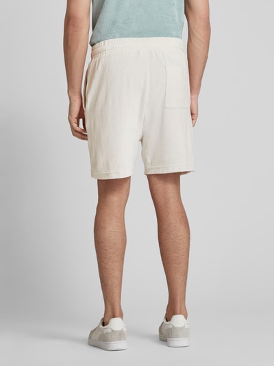 Strellson Sweatshorts met structuurmotief, model 'Joseph' Lichtgrijs - 5