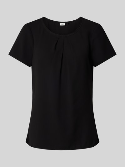 s.Oliver BLACK LABEL Blouse met plooien Zwart - 2