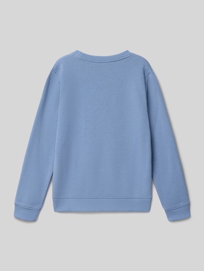 Calvin Klein Jeans Regular Fit Sweatshirt aus Baumwoll-Mix Hellblau 3