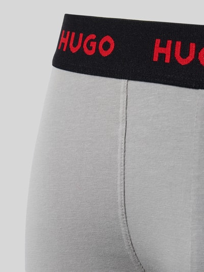 HUGO Obcisłe bokserki z mieszanki bawełny w zestaw 3 szt. Czerwony 2