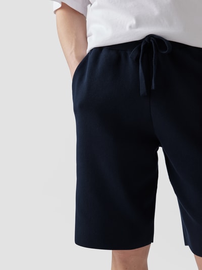 Roberto Collina Sweatbermudas mit Eingrifftaschen Marineblau 6
