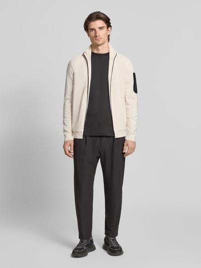 BOSS Green Regular Fit Thermo-Funktionsjacke mit Schurwoll-Anteil Modell 'MOMENTUM' Offwhite 1