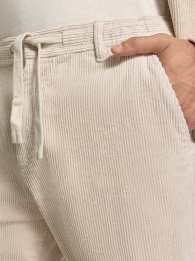s.Oliver RED LABEL Regular Fit Cordhose mit Tunnelzugbund Beige 3