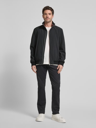 Christian Berg Men Blouson mit Reißverschlusstaschen Black 1