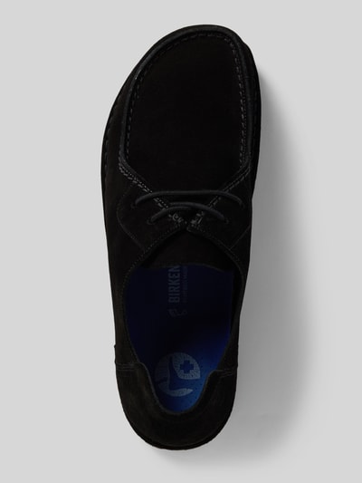 Birkenstock Leren schoenen met veters model 'UTTI LACE SUÈDE LEDER' Zwart - 3