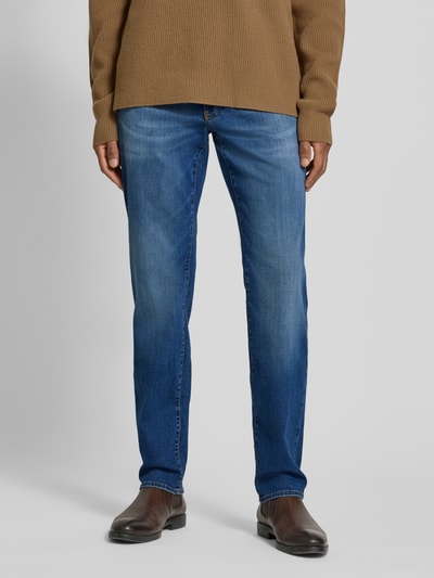 Brax Jeans im Used-Look Modell 'Chuck' Blau 4