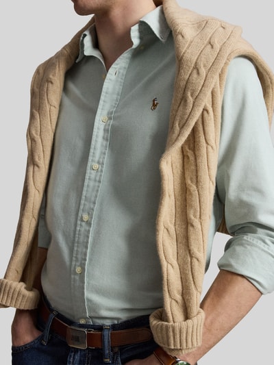 Polo Ralph Lauren Regular Fit Freizeithemd aus reiner Baumwolle Mint 3