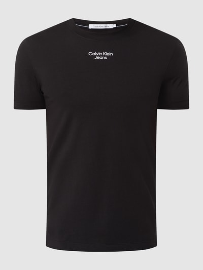 Calvin Klein Jeans T-shirt z bawełny Czarny 2