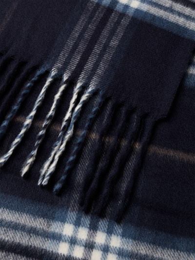 Fraas Schal mit Ausfransungen Dunkelblau 2